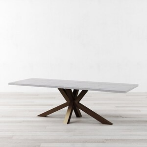 Temple White Oak Dining Table