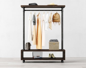 Ronnie Brown Pine Clothing Rail