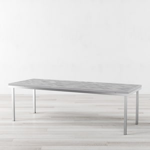 Medway Herringbone White Oak Dining Table