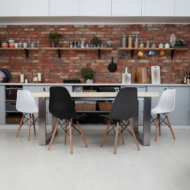 Weißwäsche DIXON U geformtes Esstisch | Etsy