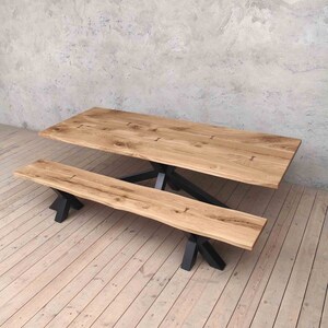 Stół jadalny Garnet Natural Oak Live Edge