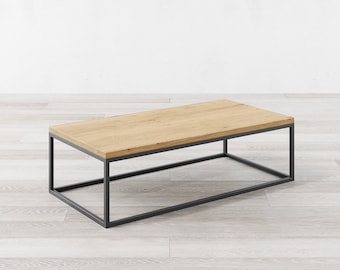 Agase Industrial Style Coffee Table Graphite Grey