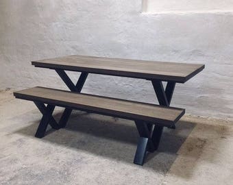 Salford Bold X Shaped Legs Dining Table