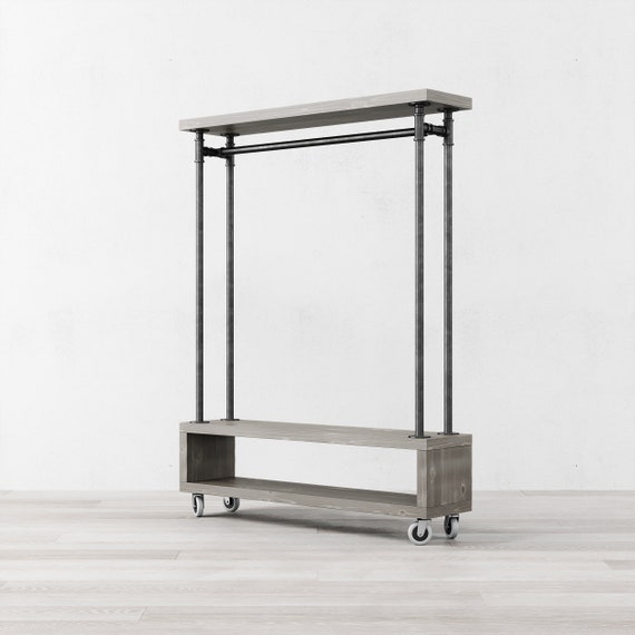 Grey clothes rail hotsell