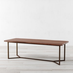 Infinity Live Edge American Walnut Dining Table