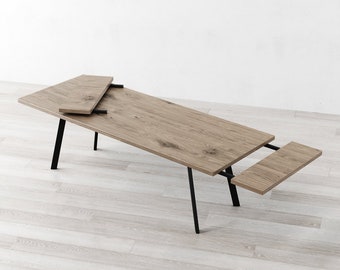 Prince Extendable Light Grey Oak Dining Table