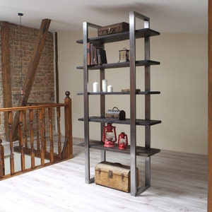 Heron Industrial Style Freestanding Shelving Unit