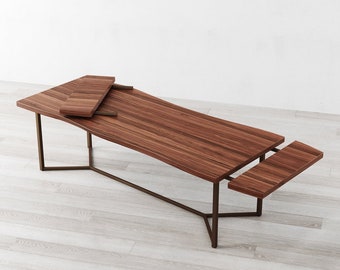 Dean Extendable American Walnut Dining Table
