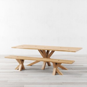 Stół jadalny Garnet Natural Ash Live Edge