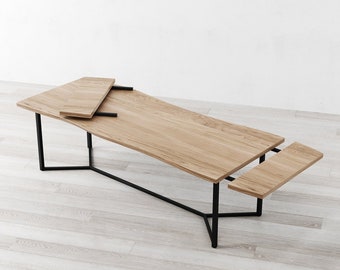 Dean Extendable Natural Oak Dining Table