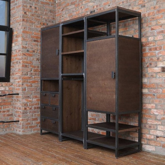 Vintage industrial wardrobe deals