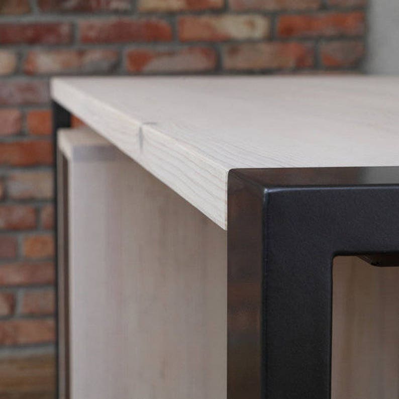 Arc Square Shaped Legs Office Desk