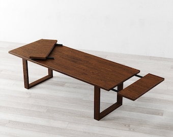 Holborn Extendable Brown Oak Dining Table