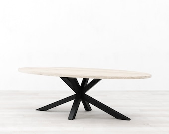 Gallox White Oak Dining Table