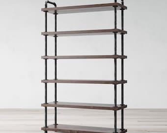 Meridian Industrial Style Freestanding Shelving Unit