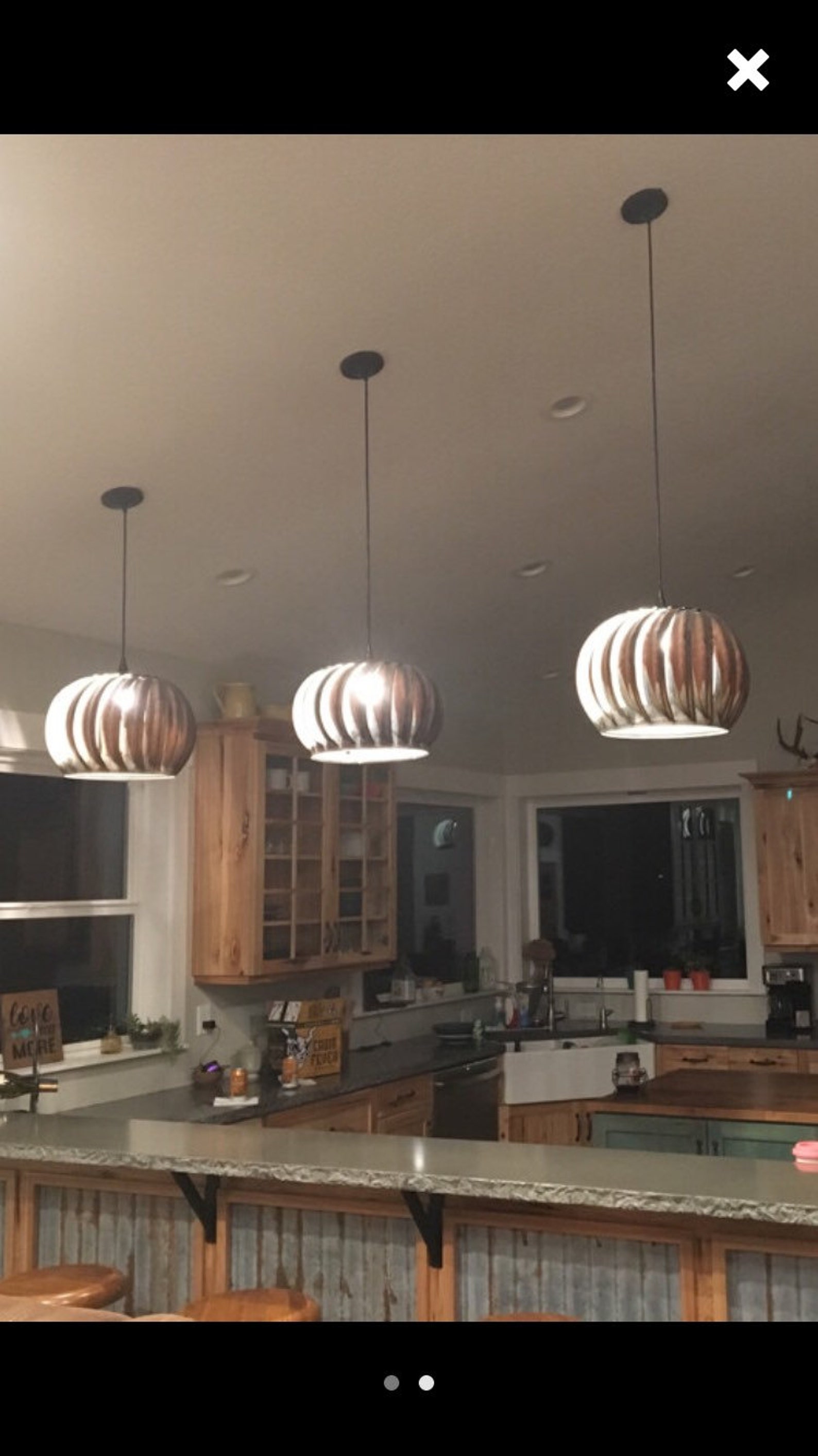Pendant Light/Rustic Lighting/Kitchen Island/Lighting/Pendant Etsy