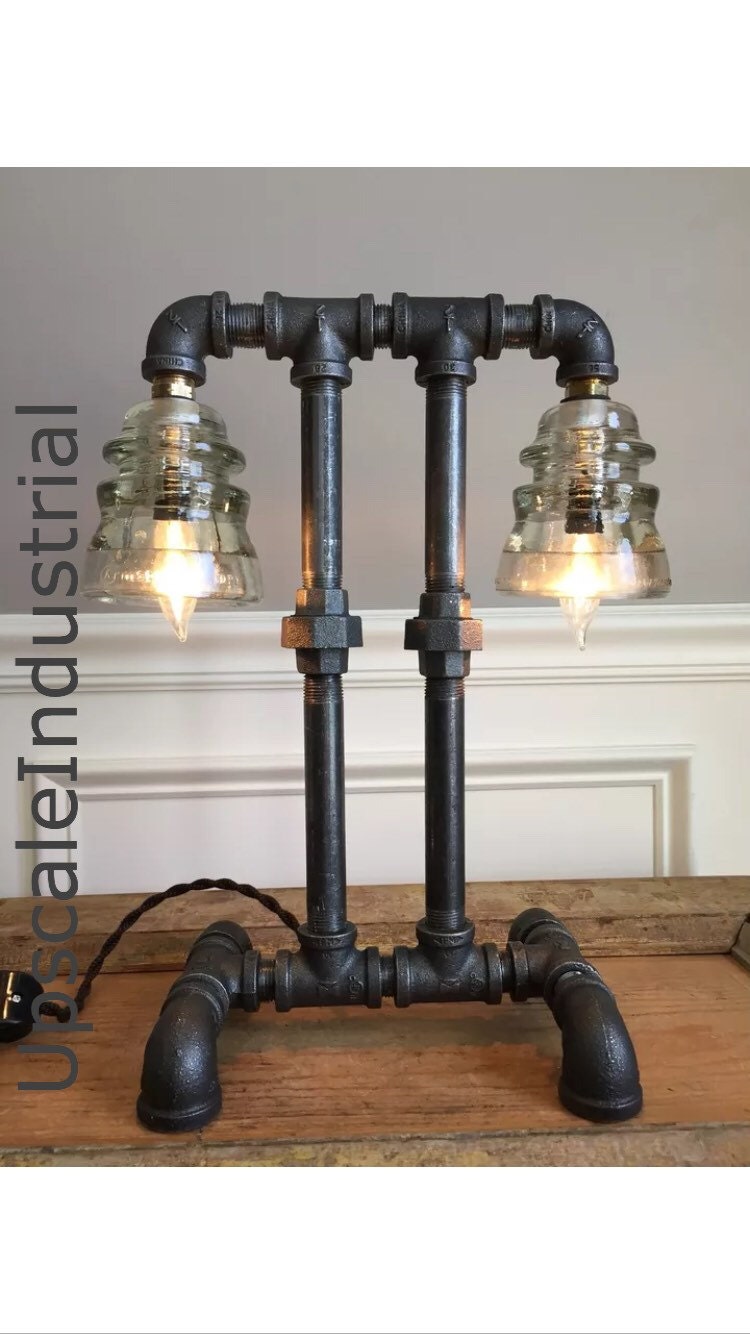 Steampunk Lamp Industrial Lighting Pipe Lighting Pipe Lamp