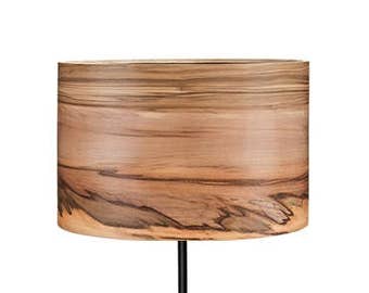 Floor Lamp - Wooden Lamp - Modern Floor Lamp - Natural Wood Shade - Veneer Floor Lamp - Lampshades - Wood Lamps