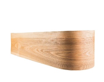 Flush Mount Oval Lamp, Drop Light,  Dining Room Lighting HEARTWOOD ASH, Natural Wood lamp, Japandi Lamp