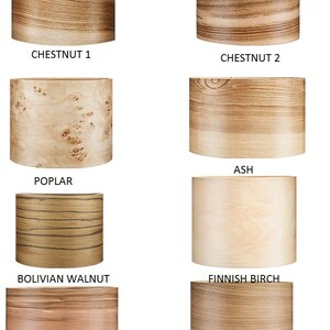 Wood Pendant Lamp - Hanging Chandelier - Drop Light - Dining Room Lighting - Satin Walnut - SVEN image 9
