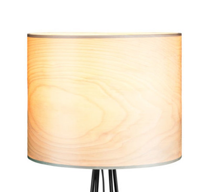 Floor Lamp Wood Veneer Shade Lamps Scandinawian Style Lighting Manufacturer Of Bera