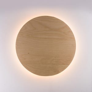 Wood Wall Lamp | Moon Theme Nursery Lamp | Nursery Decor