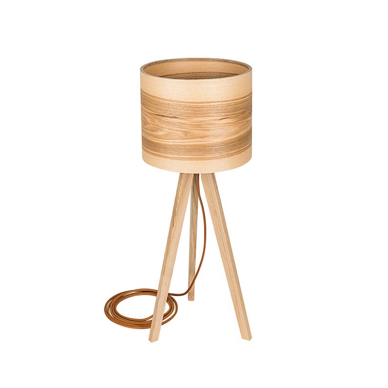 Tripod Table Lamp Night Stand Lamp Bedside Lamp Natural | Etsy