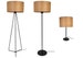 Floor Lamp - Wood Lamp - Veneer Lampshade - Natural ASH - Design Lighting - Modern Meets Nature - JAKOB COLLECTION 