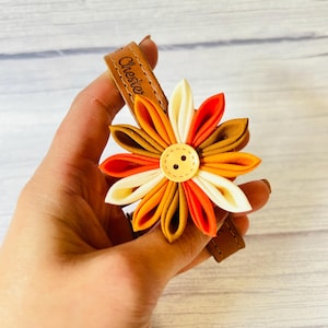 Dog Collar Flower, Autumn Flower For Dog Collar, Dog Collar Accessories, Pet Collar Accessory, Dog Accessories, Gift For Dogs