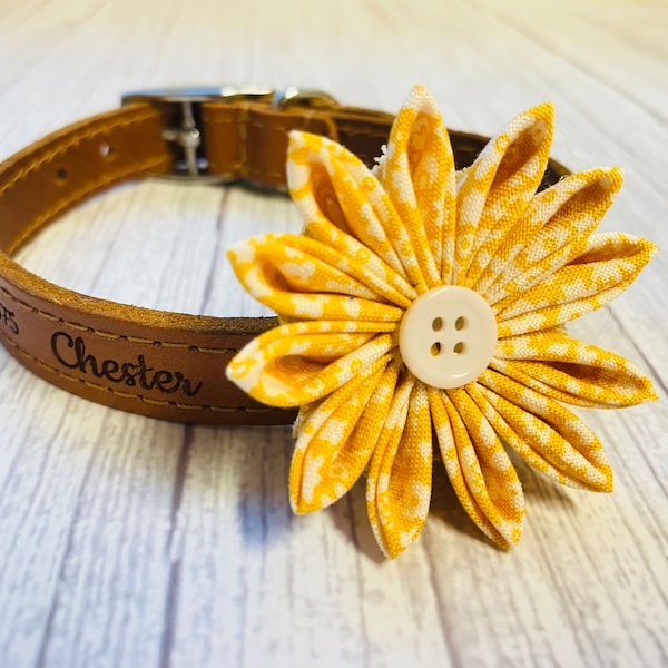 Dog Collar Flower, Flower For Dog Collar, Dog Collar Accessories, Pet Collar Accessory, Dog Accessories, Gift For Dogs, Summer Dog Collar