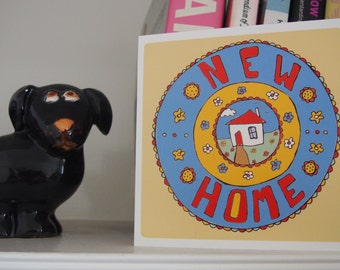new home - greetings card