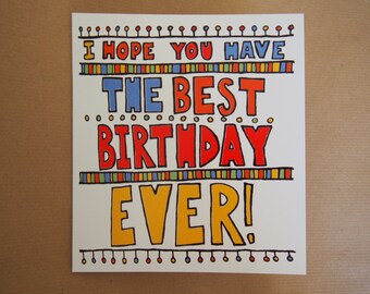 Happy Birthday Card