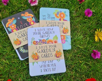 6 Garden Appreciation postcards