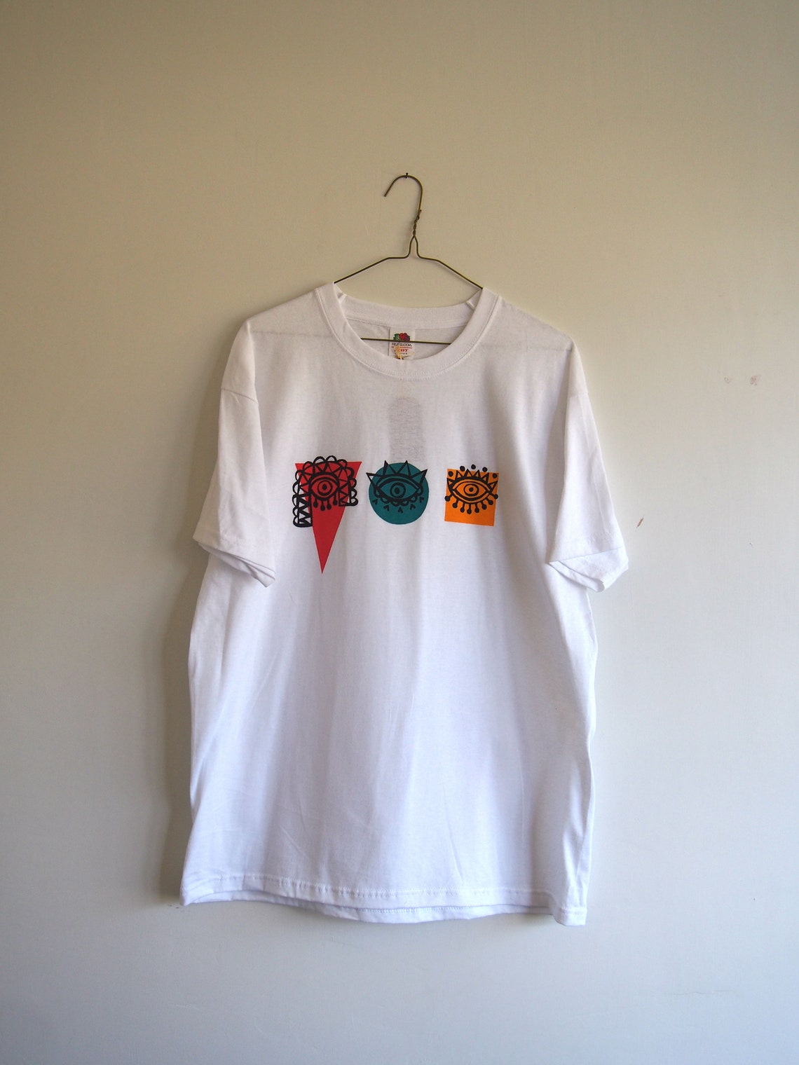 Screen Printed Tshirt White Large Unisex Etsy Singapore