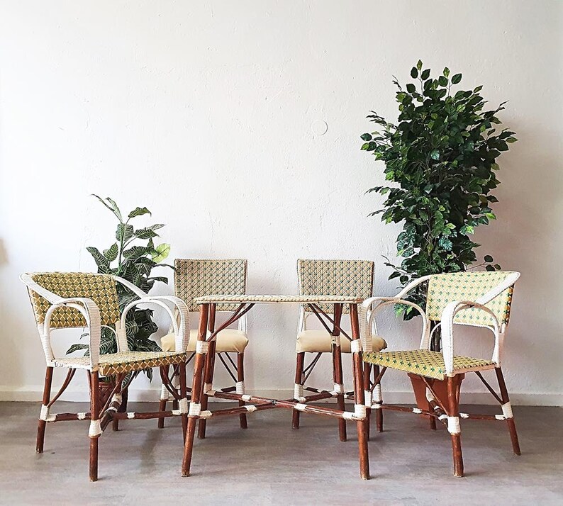 Old French Bistro Set Vintage French Bistro Set