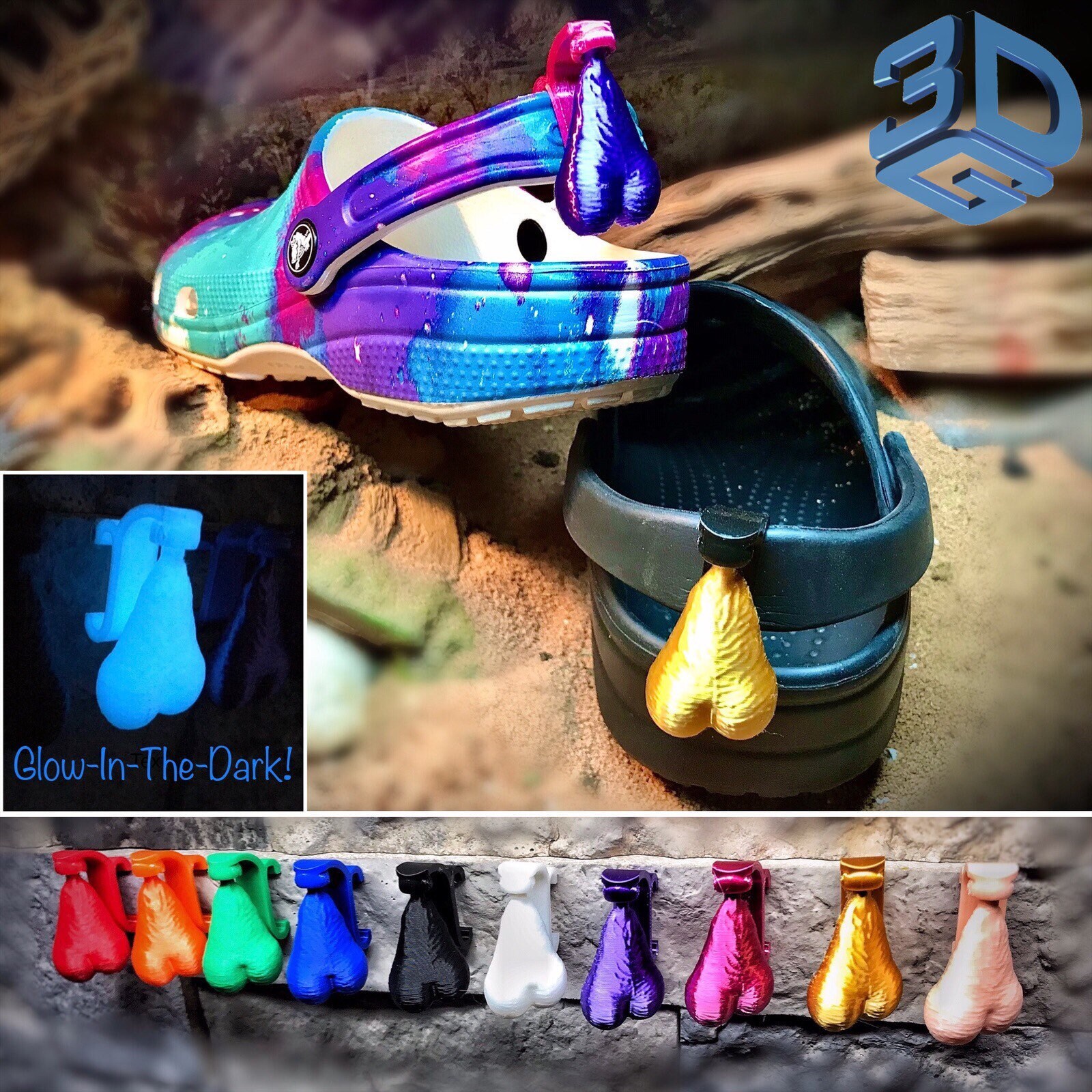 NEW Upgraded CROC NUTS / Croc Balls 10 Colors Mix and Match Etsy