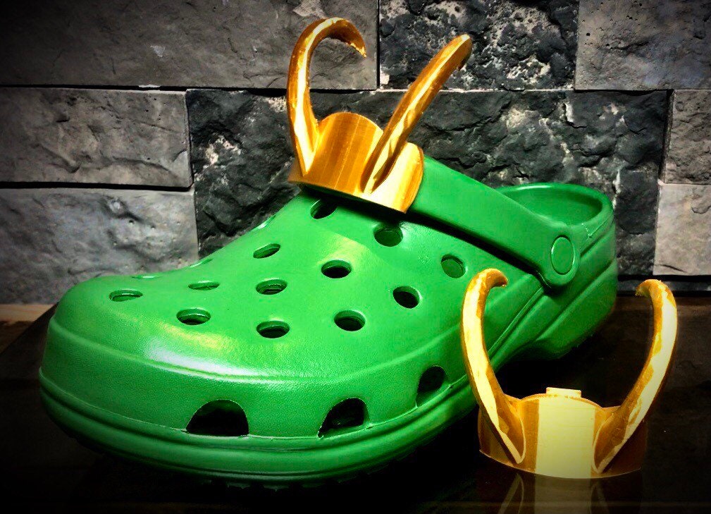 Pair of Croc Loki / Alligator Loki Marvel Novelty Croc Crowns Etsy