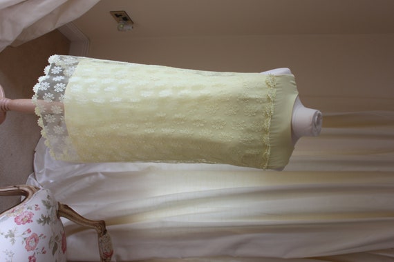Lemon, daisy lace dress