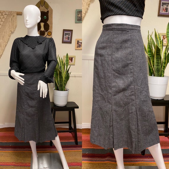 Vintage Wool Skirt Vintage Jordache Riding Skirt P