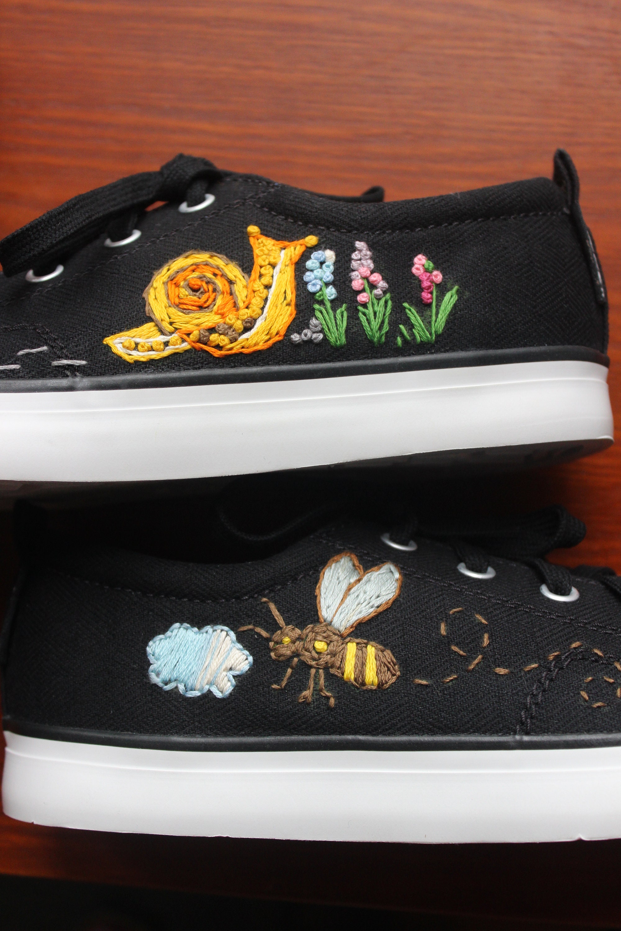 Custom Embroidered Converse Sneakers Hand Embroidery Chucks Etsy