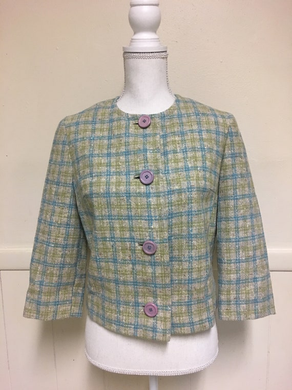 1960s Pendleton Jacket Women's Wool 1950s 60s Ret… - image 2