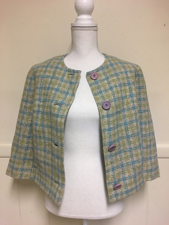 1960s Pendleton Jacket Women's Wool 1950s 60s Ret… - image 6
