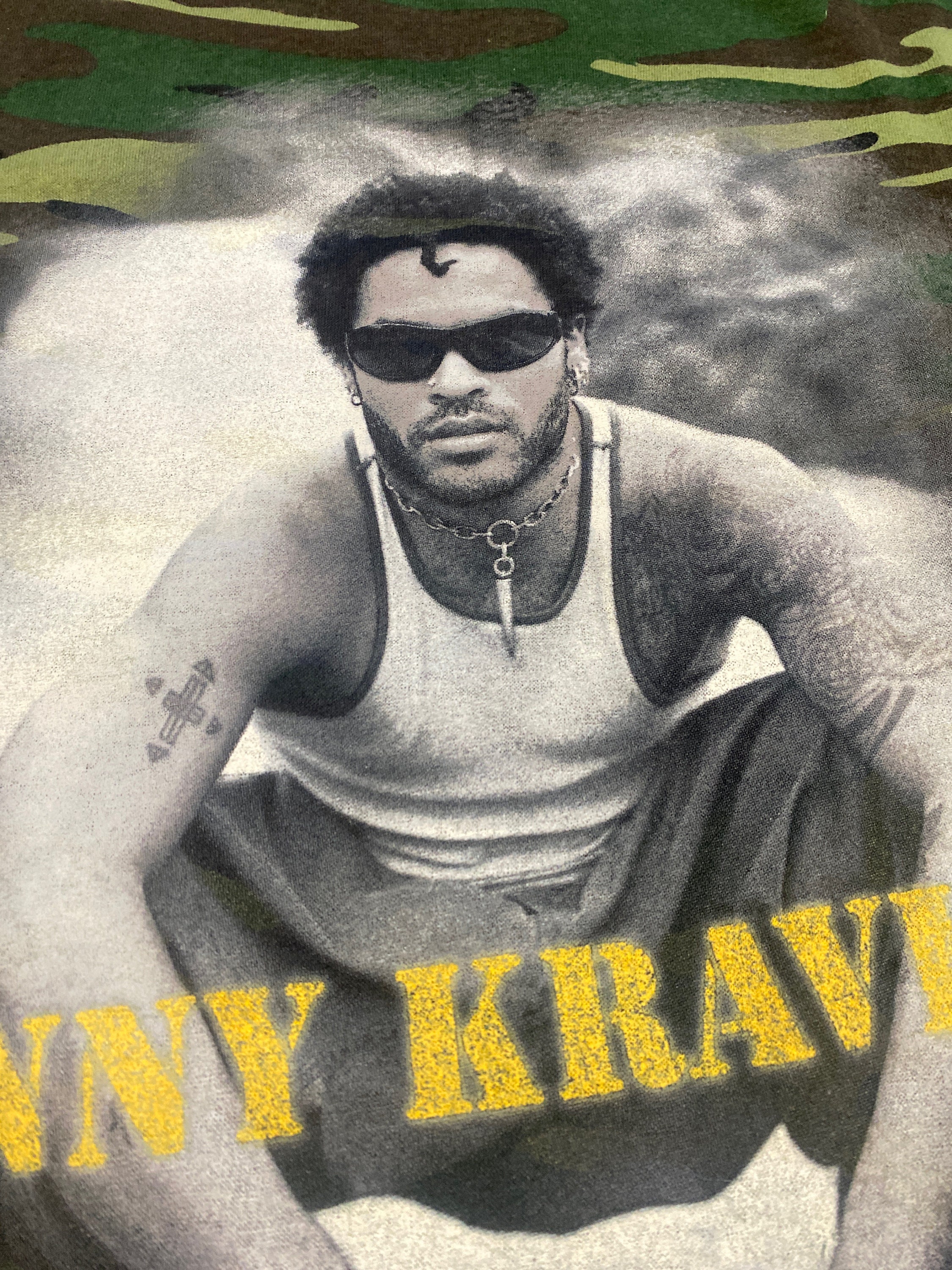 Lenny Kravitz ￼WORLD TOUR 1998 Tシャツ Vintage 1998 Lenny Kravitz Graphic Print Tour Short Sleeve T