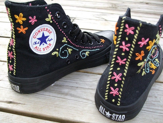 embroidered chucks