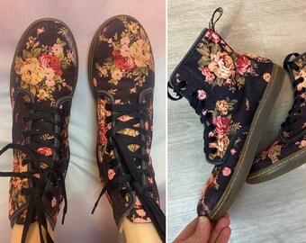 doc martens rose boots