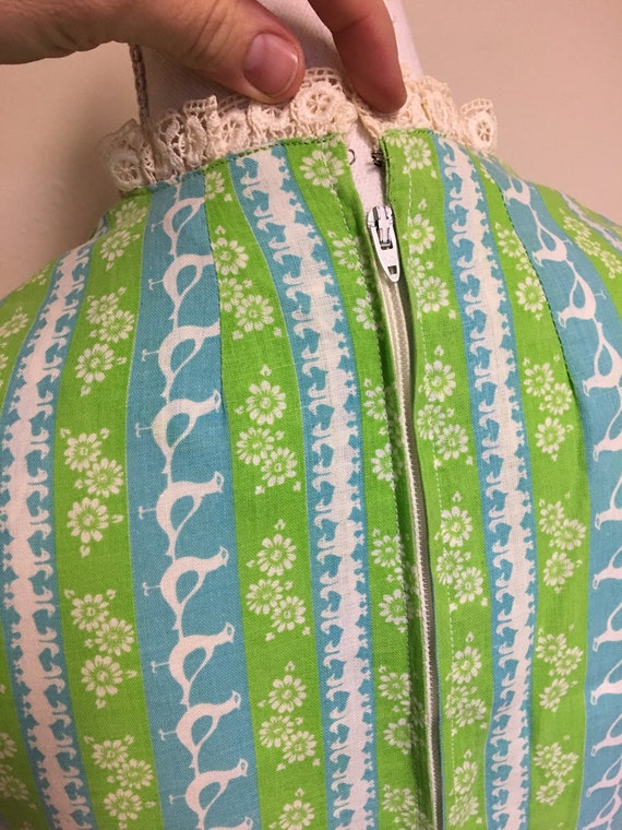 1970s birds & bees dress