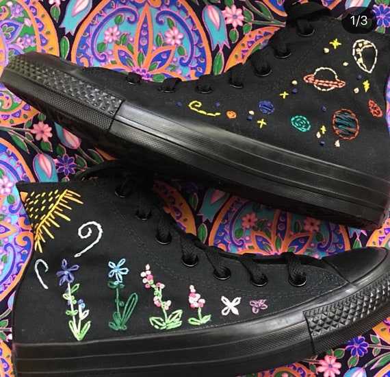 embroidered chucks