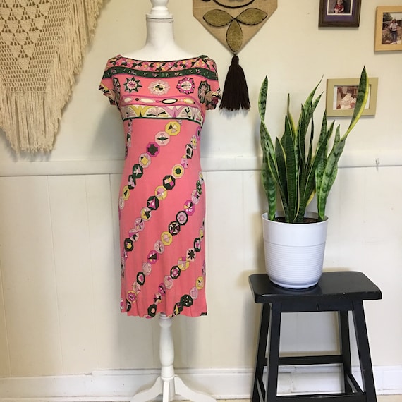 Vintage Pucci Dress Silk Pucci Dress 1960s Pucci 1