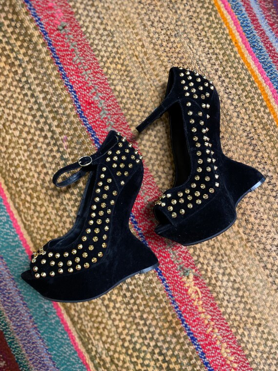 Studded Heels Steve Madden Pumps Fetish Shoes Punk Rock | Etsy