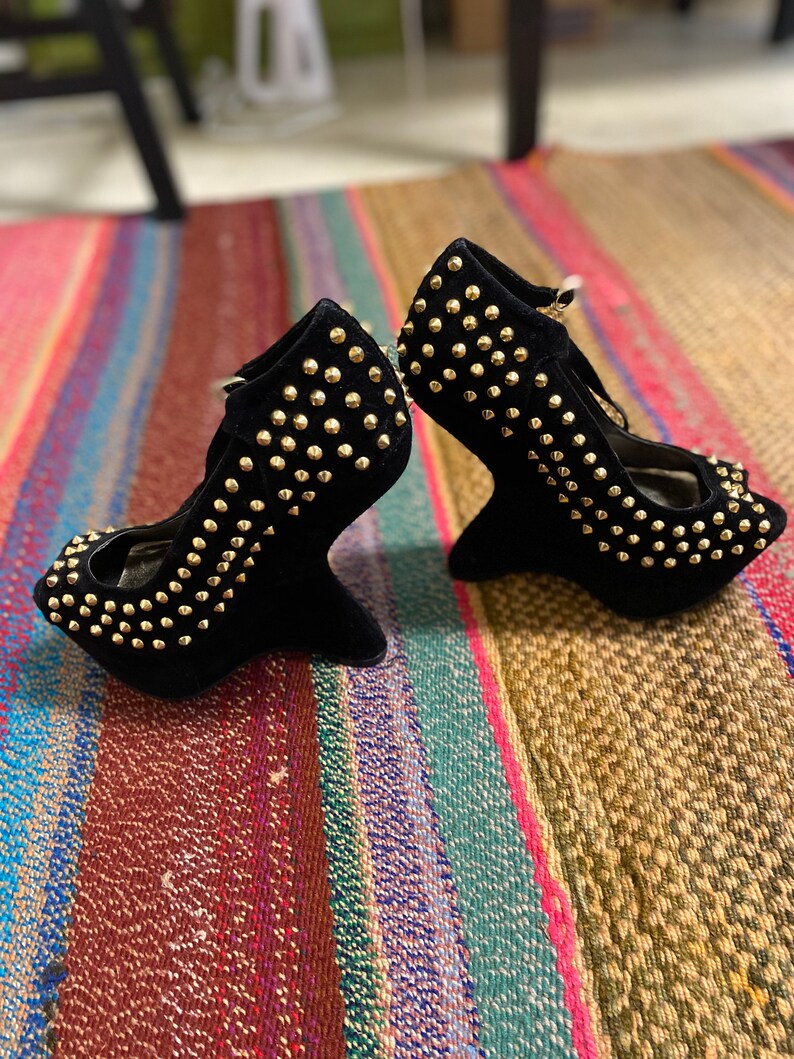 Studded Heels Steve Madden Pumps Fetish Shoes Punk Rock Heels | Etsy